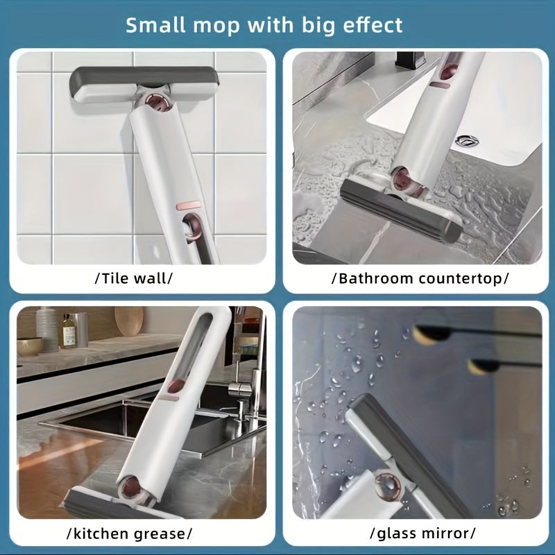 Self-Squeeze Mini Mop: Your Convenient Hand-Free Cleaning Solution