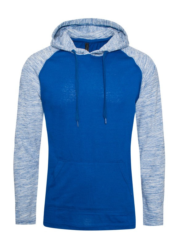Lightweight Raglan Sleeve Hoodie – Unisex 100% Cotton