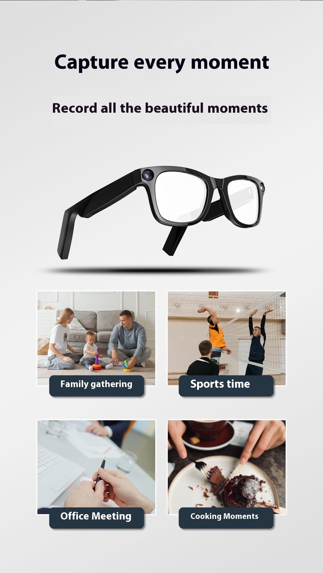 AI Camera Smart Glasses - Enyohouse