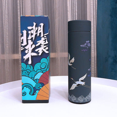Stainless Steel Water Bottle Tumblers: Vacuum Insulated Travel Mug with Lid and Removable Fruit and Tea Filter for Hot or Cold Beverages