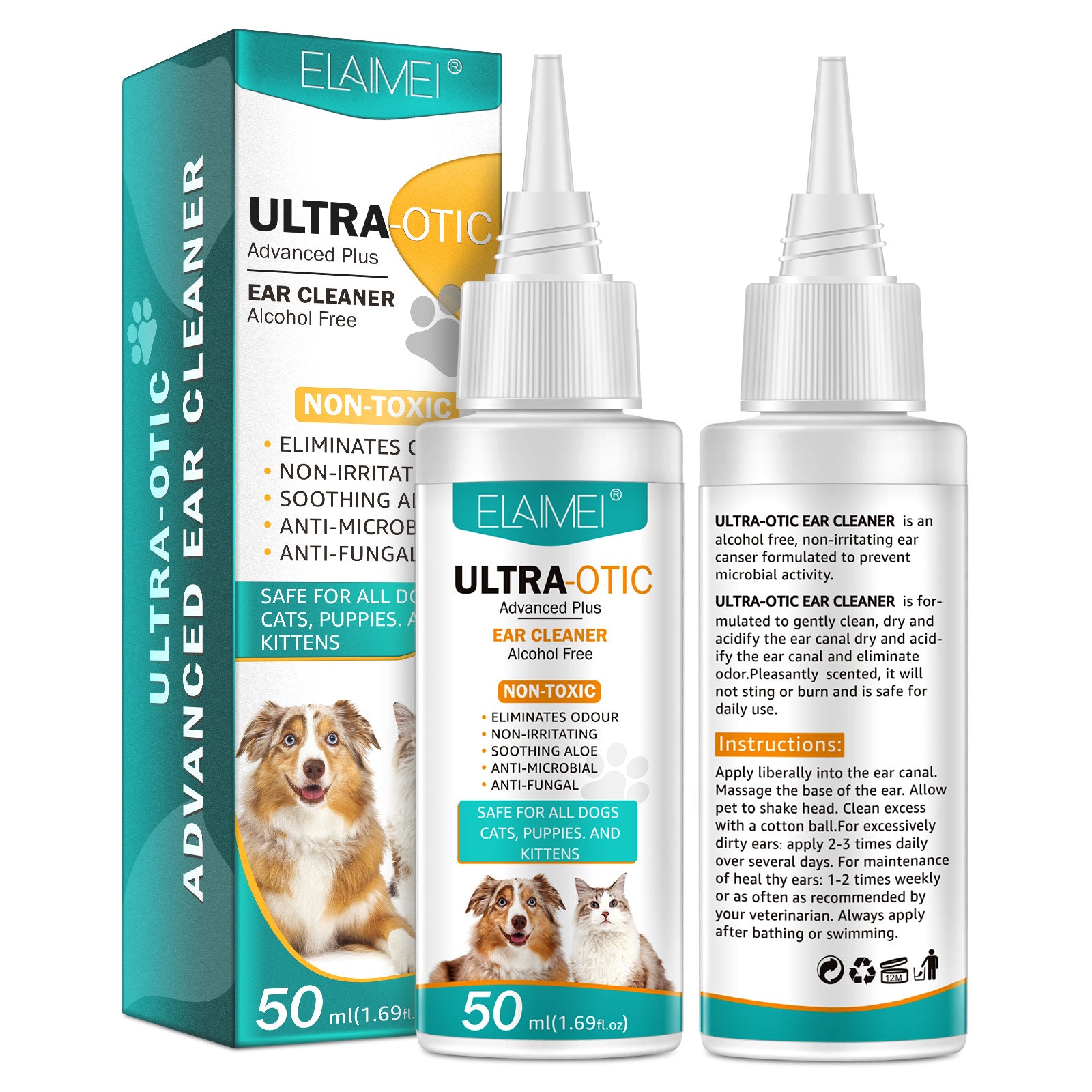 Pet Ear Cleaner 50ml - Enyohouse