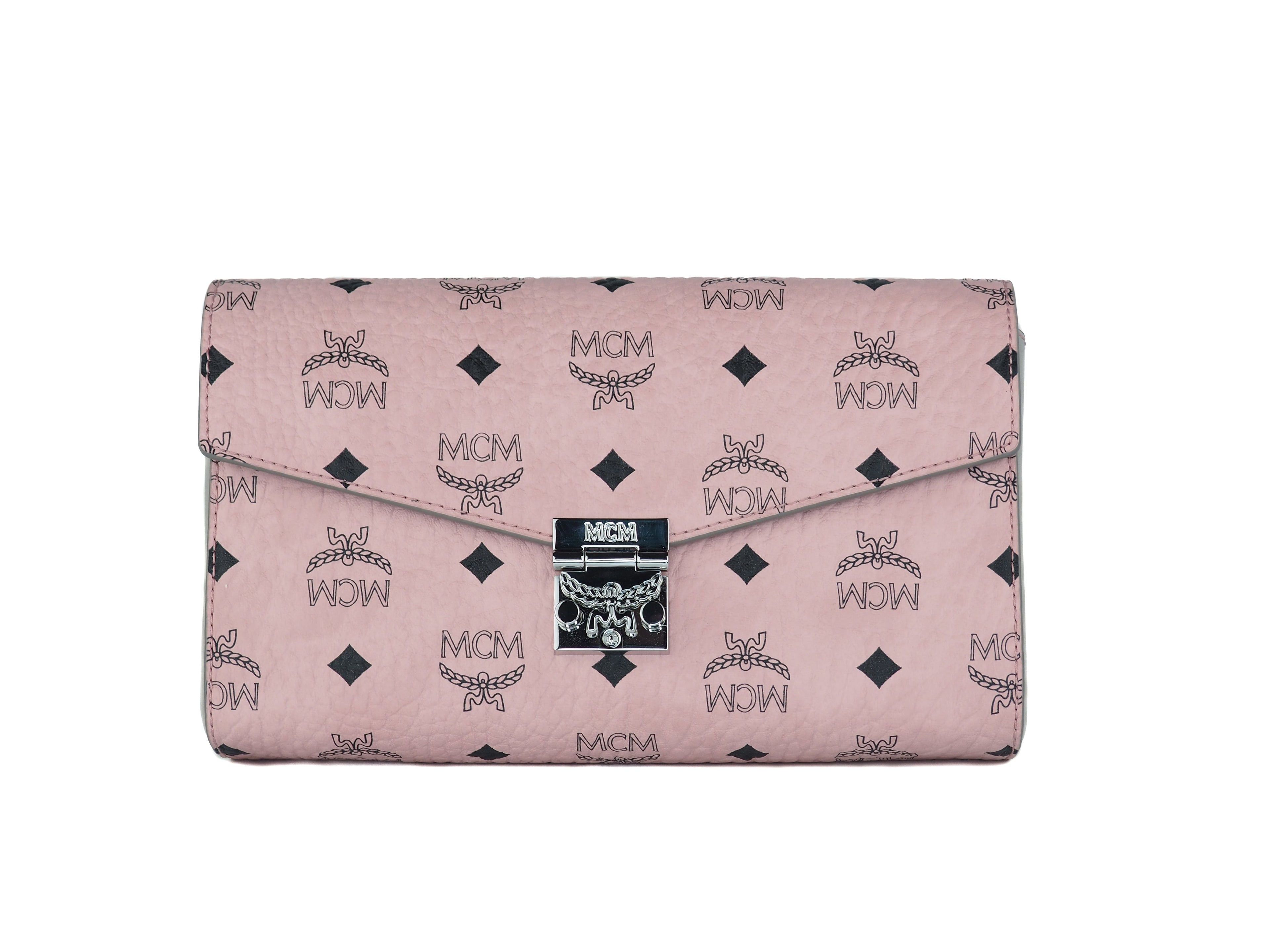 MCM Medium Soft Leather Clutch Crossbody Bag - Enyohouse