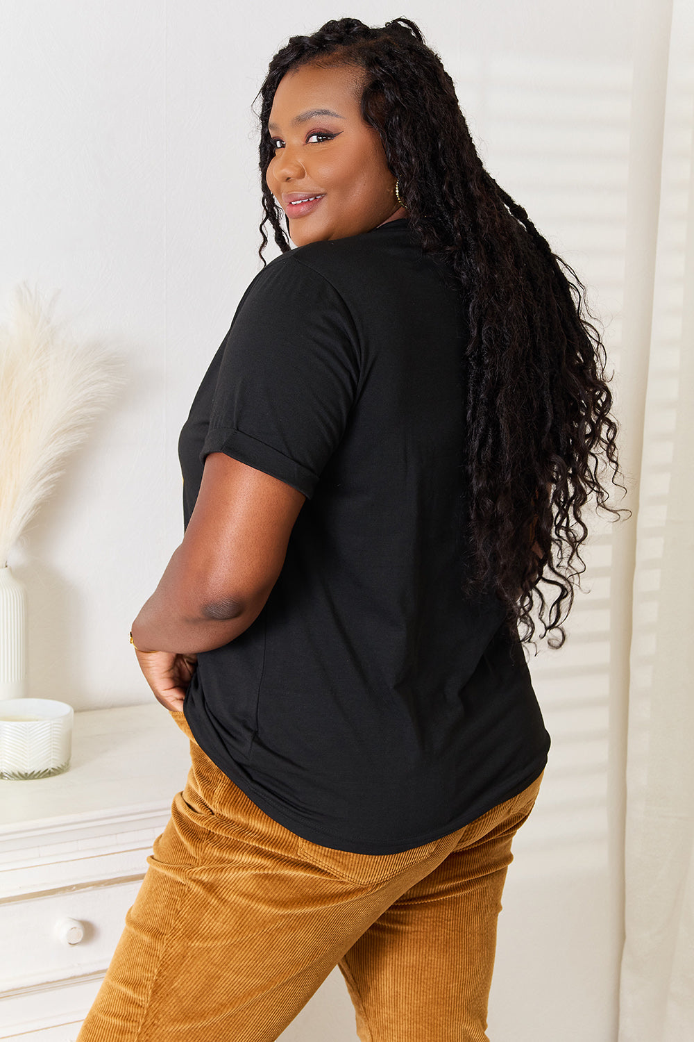 Simply Love BE KIND Graphic Round Neck T-Shirt - Trendsi