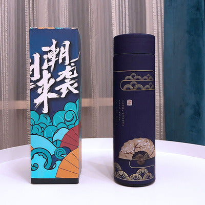 Stainless Steel Water Bottle Tumblers: Vacuum Insulated Travel Mug with Lid and Removable Fruit and Tea Filter for Hot or Cold Beverages