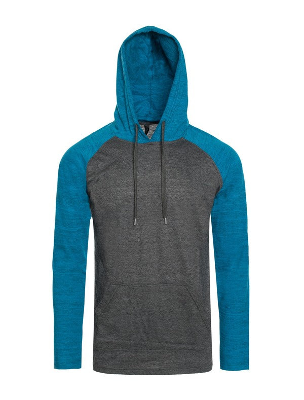 Lightweight Raglan Sleeve Hoodie – Unisex 100% Cotton
