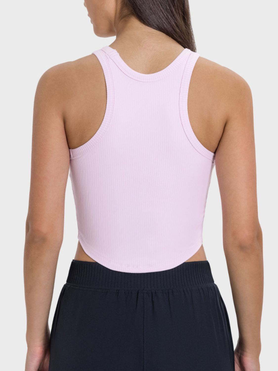 Round Neck Racerback Active Tank Top