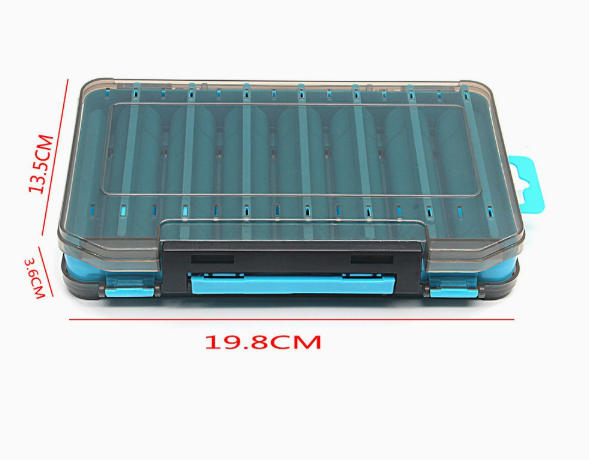 Durable Dual-Sided Fishing Tackle Box - Enyohouse