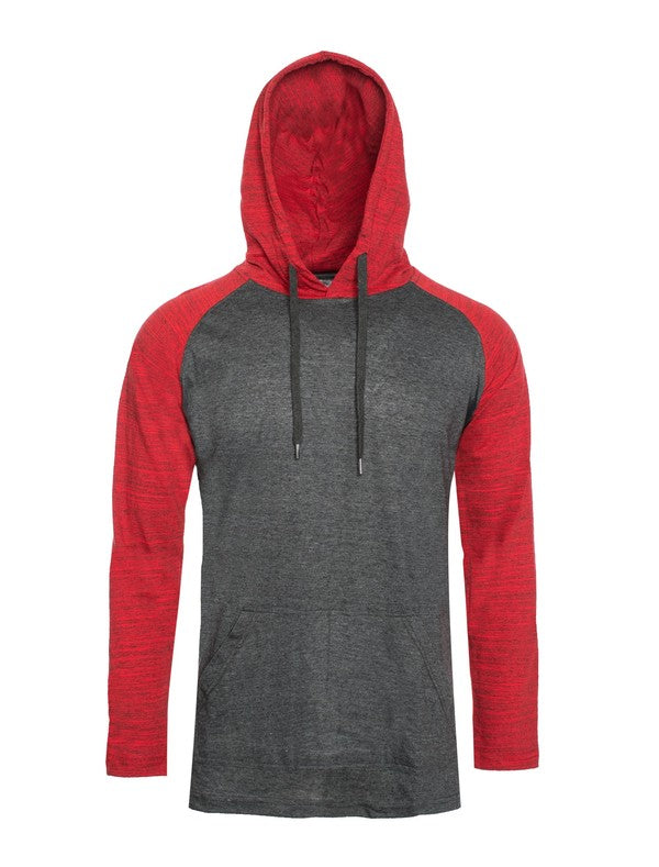 Lightweight Raglan Sleeve Hoodie – Unisex 100% Cotton