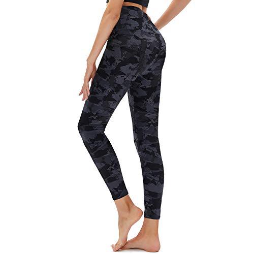 lulu high-waisted peach-hip yoga pants, outdoor elastic tight quick-drying leggings, women's print - Hypersku