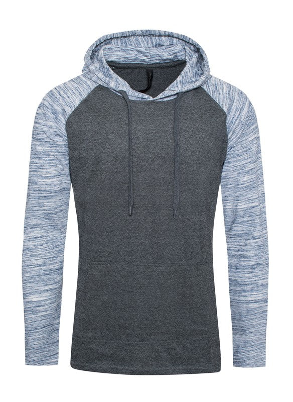 Lightweight Raglan Sleeve Hoodie – Unisex 100% Cotton