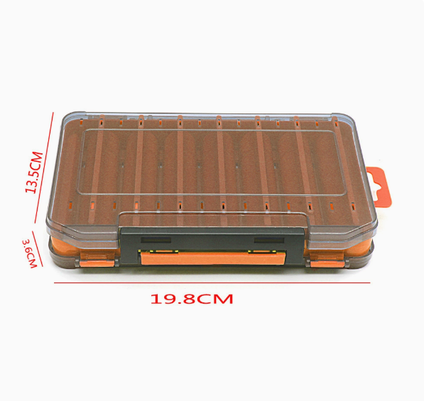 Durable Dual-Sided Fishing Tackle Box - Enyohouse