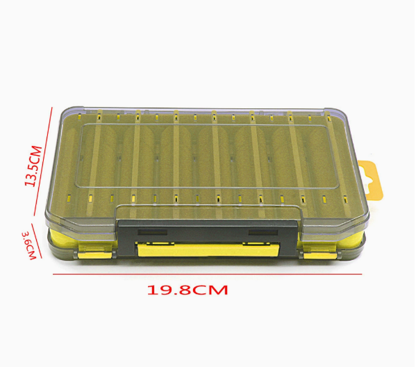 Durable Dual-Sided Fishing Tackle Box - Enyohouse