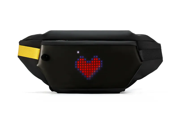 Men's LED Cool Waist Bag DIY Edit Crossbody - Enyohouse