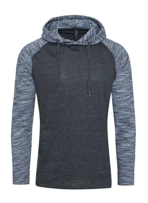 Lightweight Raglan Sleeve Hoodie – Unisex 100% Cotton