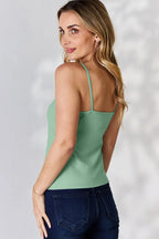 Basic Bae Full Size Round Neck Slim Cami Plus Size - Trendsi