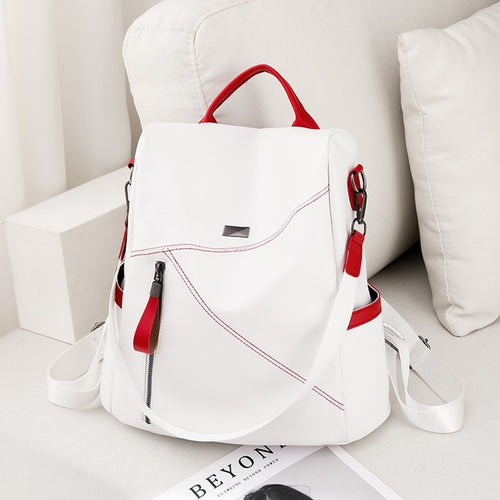 Anti-Theft Soft PU Leather Women's Backpack Fashion