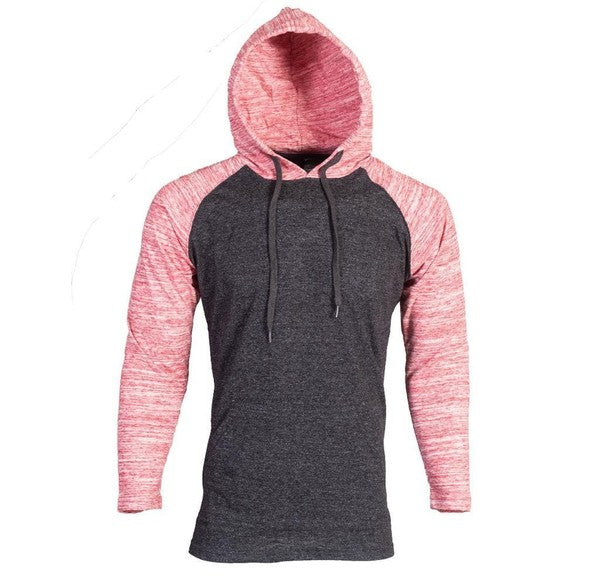 Lightweight Raglan Sleeve Hoodie – Unisex 100% Cotton