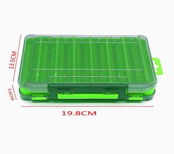 Durable Dual-Sided Fishing Tackle Box - Enyohouse
