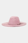 Fame Braided Faux Suede Hat - Trendsi
