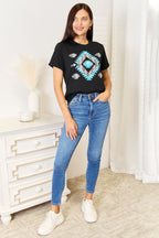 Simply Love Graphic Short Sleeve T-Shirt - Trendsi