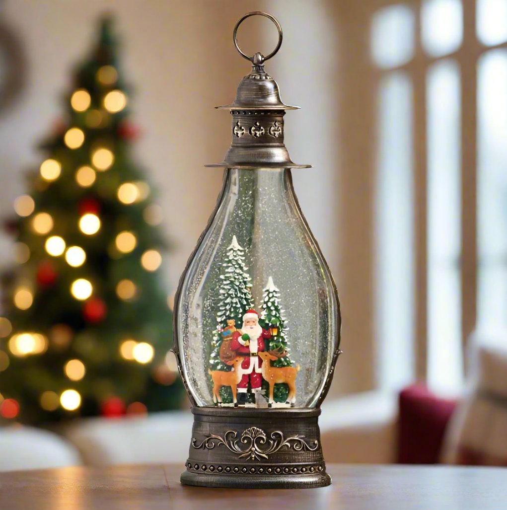 Santa and Reindeer Christmas Decor