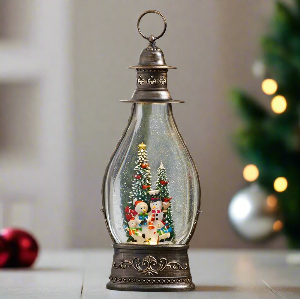 Snowman Family Christmas Decor