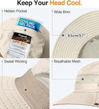 Men And Women Bucket Hats With UV Protection For Hiking Beach Hats