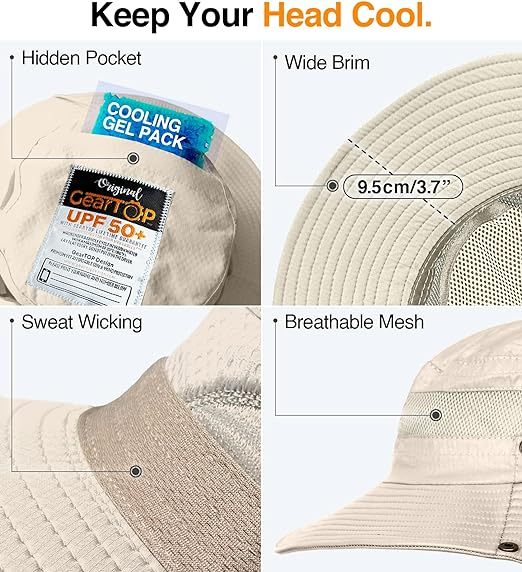 Men And Women Bucket Hats With UV Protection For Hiking Beach Hats