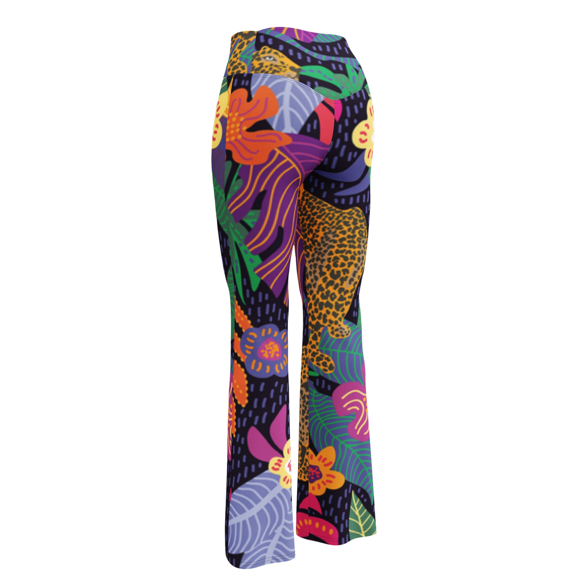 Women's High-waisted Flared Leggings