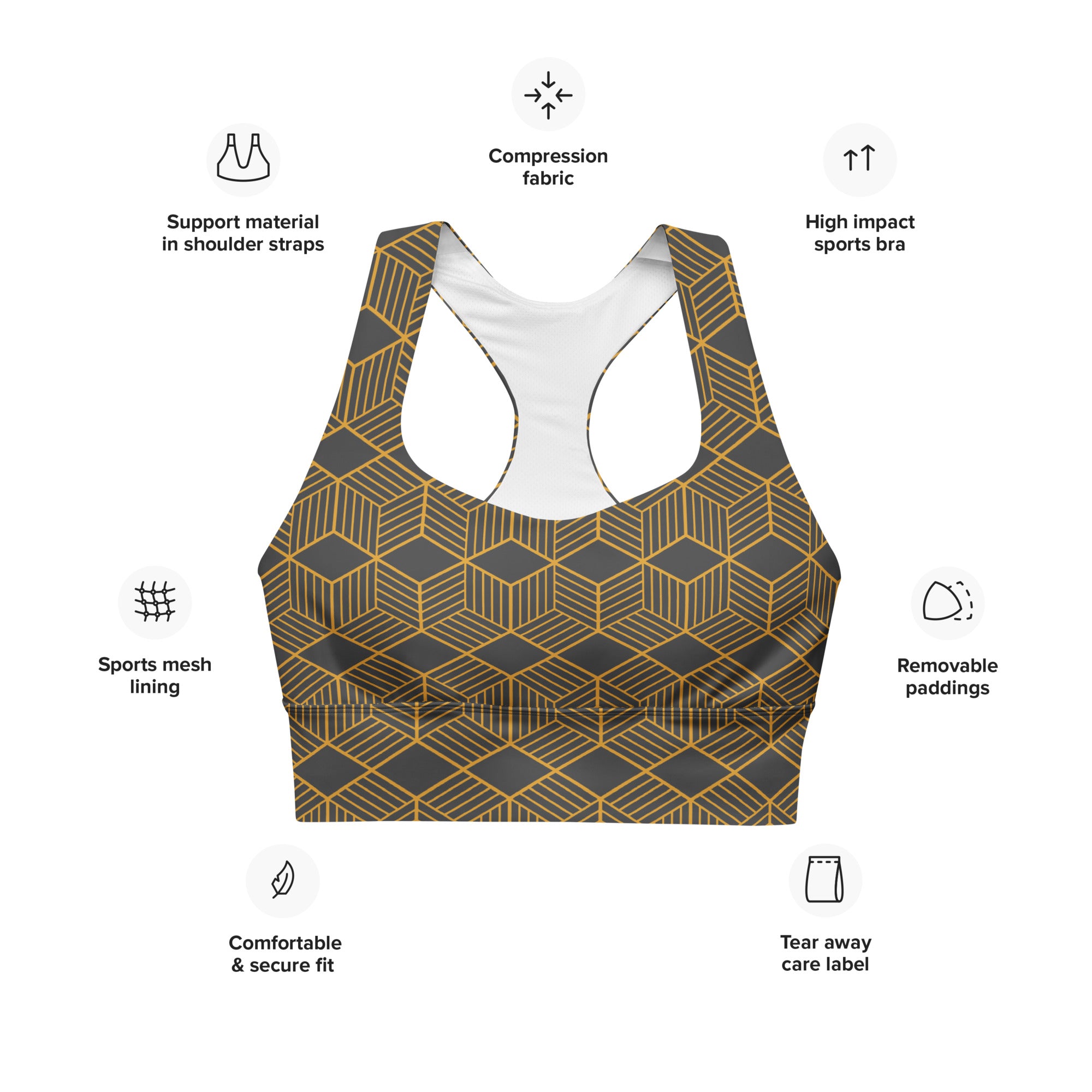 Women's Longline sports bra