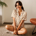 Women's Chill Print Short Sleeve Pajama Top