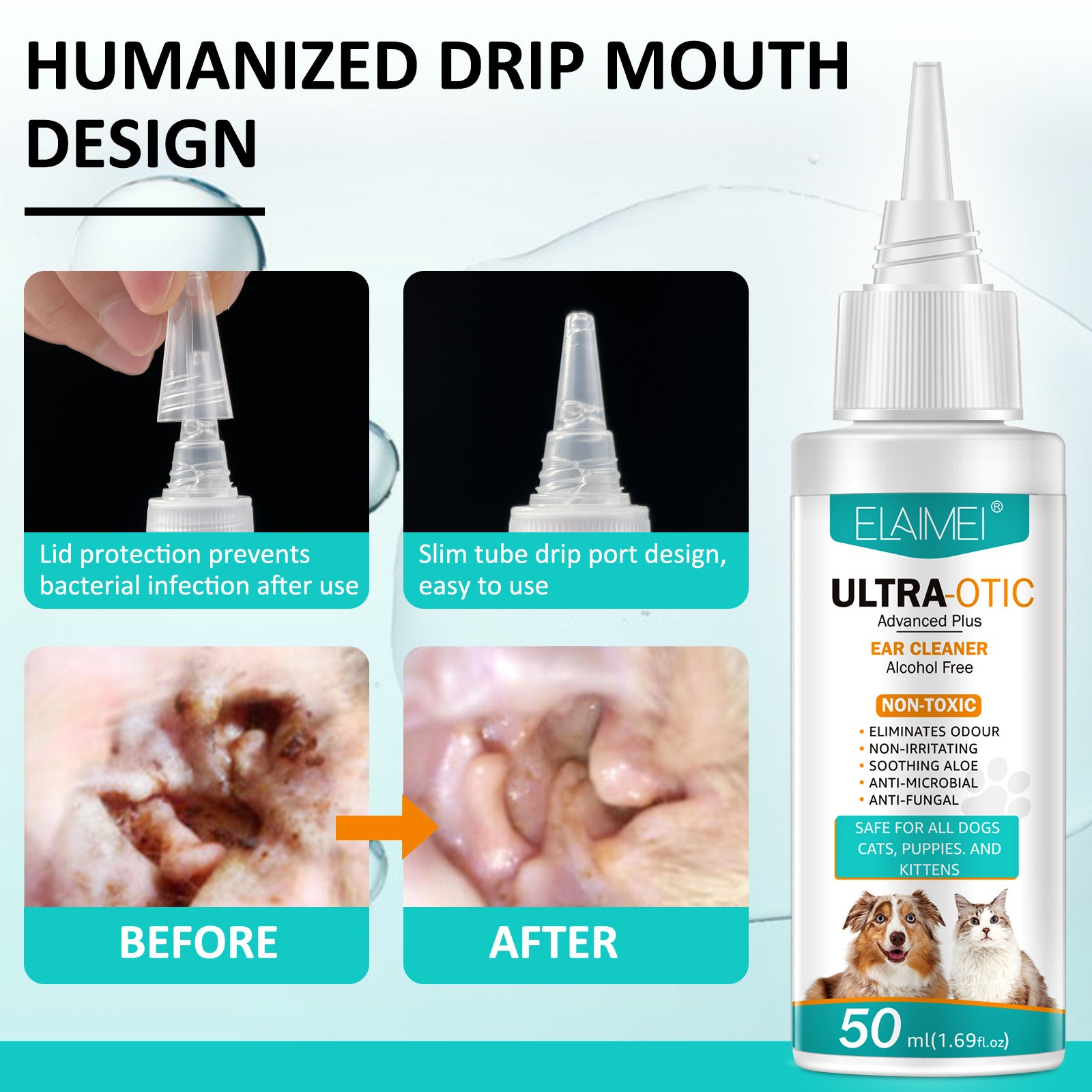 Pet Ear Cleaner 50ml - Enyohouse