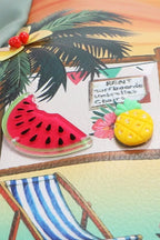 Nicole Lee USA Tropical Beach House Print Shopper Bag - Trendsi