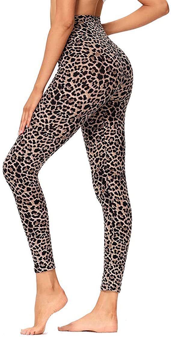 lulu high-waisted peach-hip yoga pants, outdoor elastic tight quick-drying leggings, women's print - Hypersku