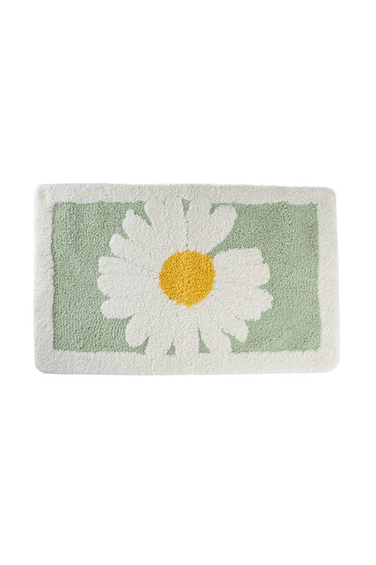 Soft Bath Mat - Flower