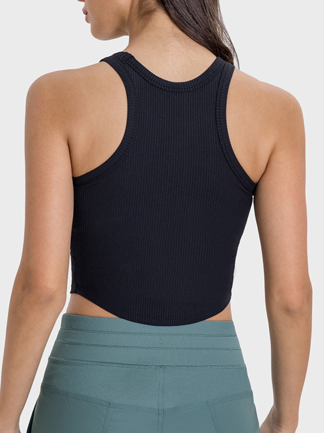 Round Neck Racerback Active Tank Top
