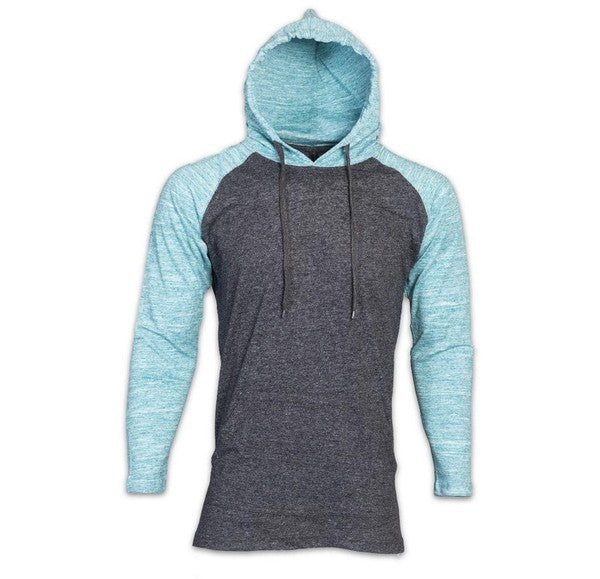 Lightweight Raglan Sleeve Hoodie – Unisex 100% Cotton