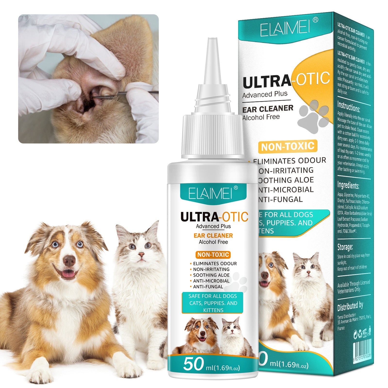 Pet Ear Cleaner 50ml - Enyohouse