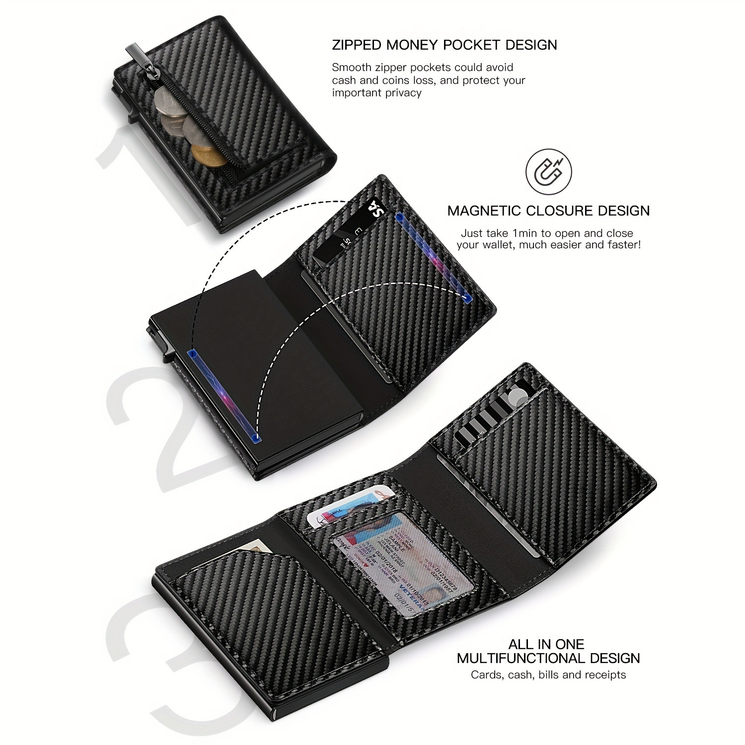 Men's Metal Card Wallet - Enyohouse
