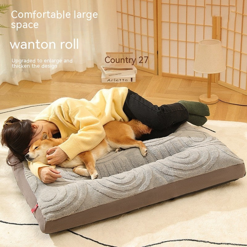Dog Bed for All Seasons with Removable & Washable Cover