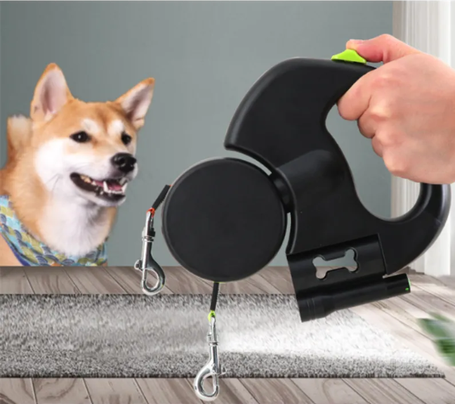 Auto Double Dog Leash - Enyohouse