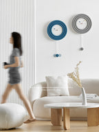 Nordic Internet Celebrity Light Luxury Wall Clock Living Room Home