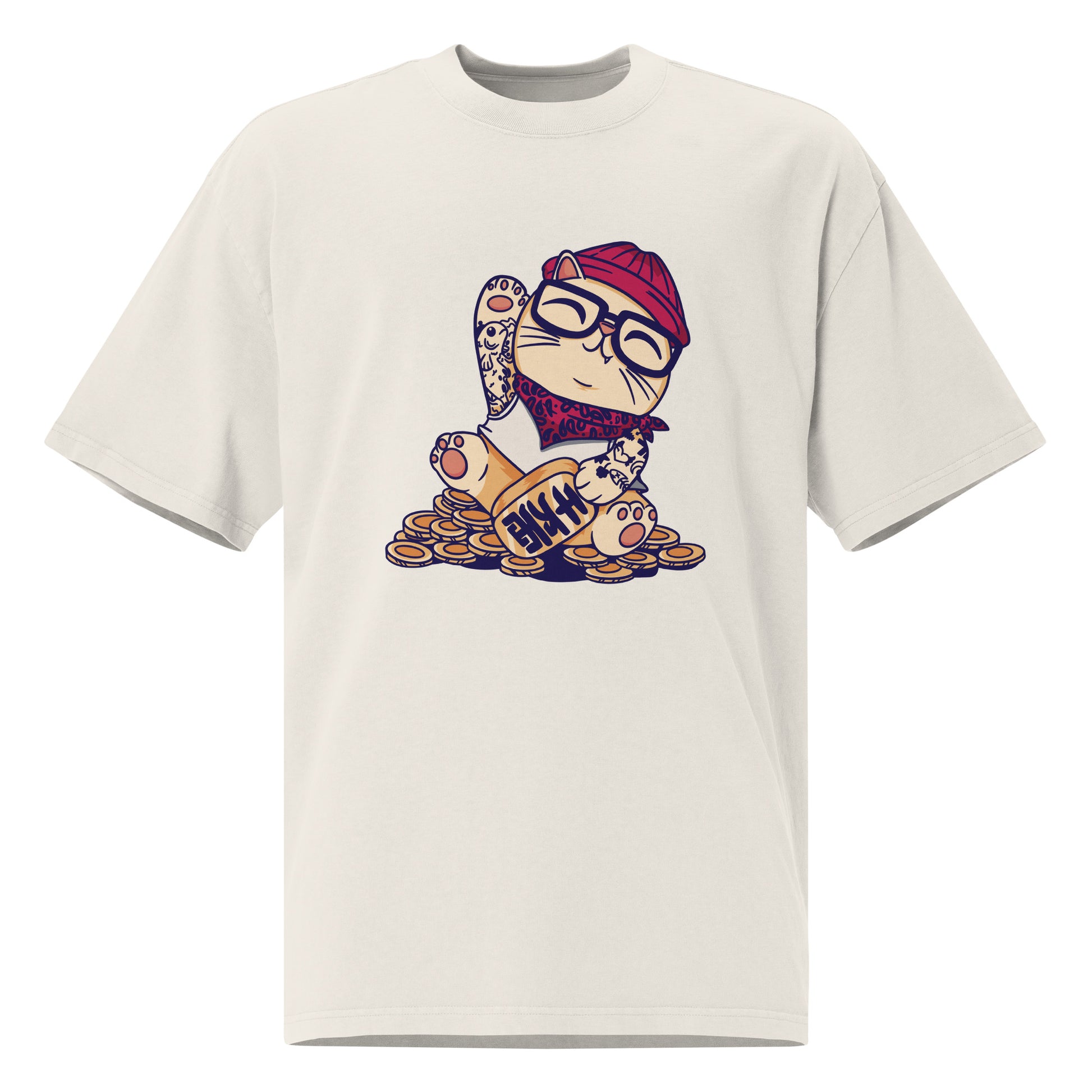 Unisex Oversized faded t-shirt