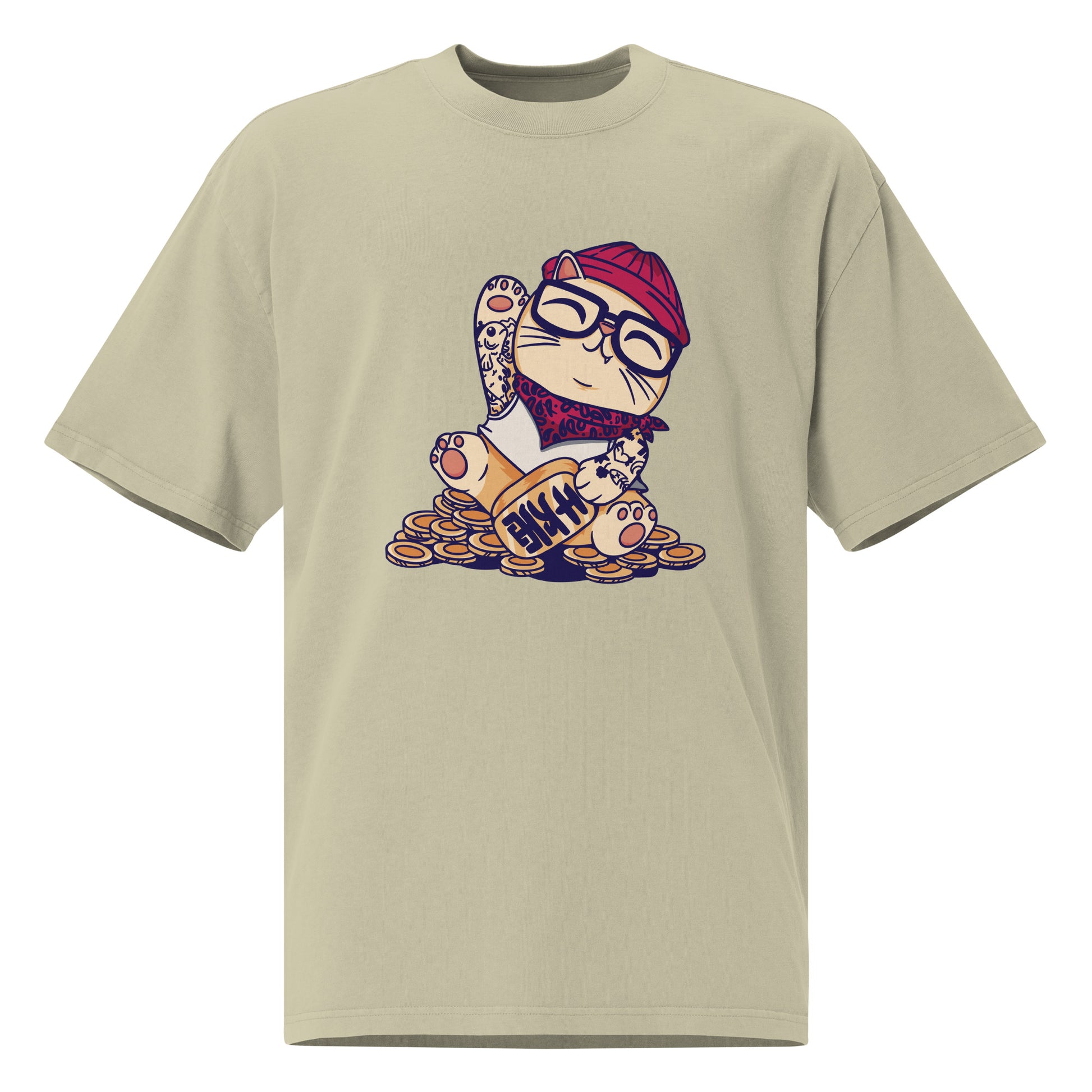 Unisex Oversized faded t-shirt