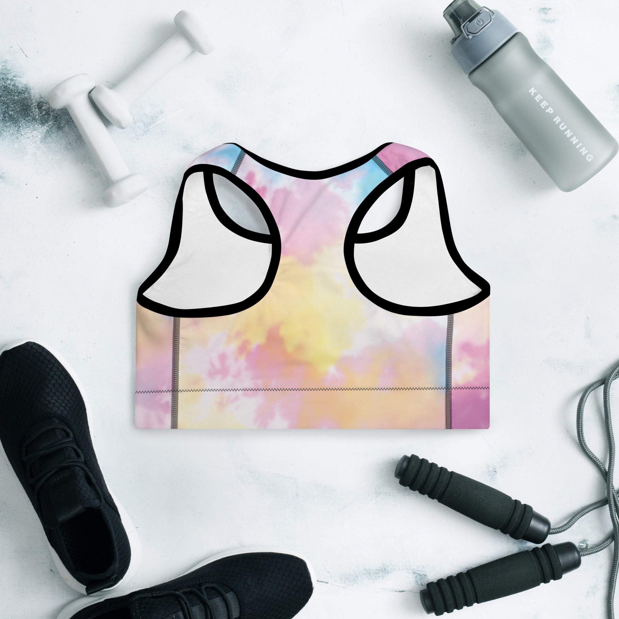 Tie Dye Padded Sports Bra