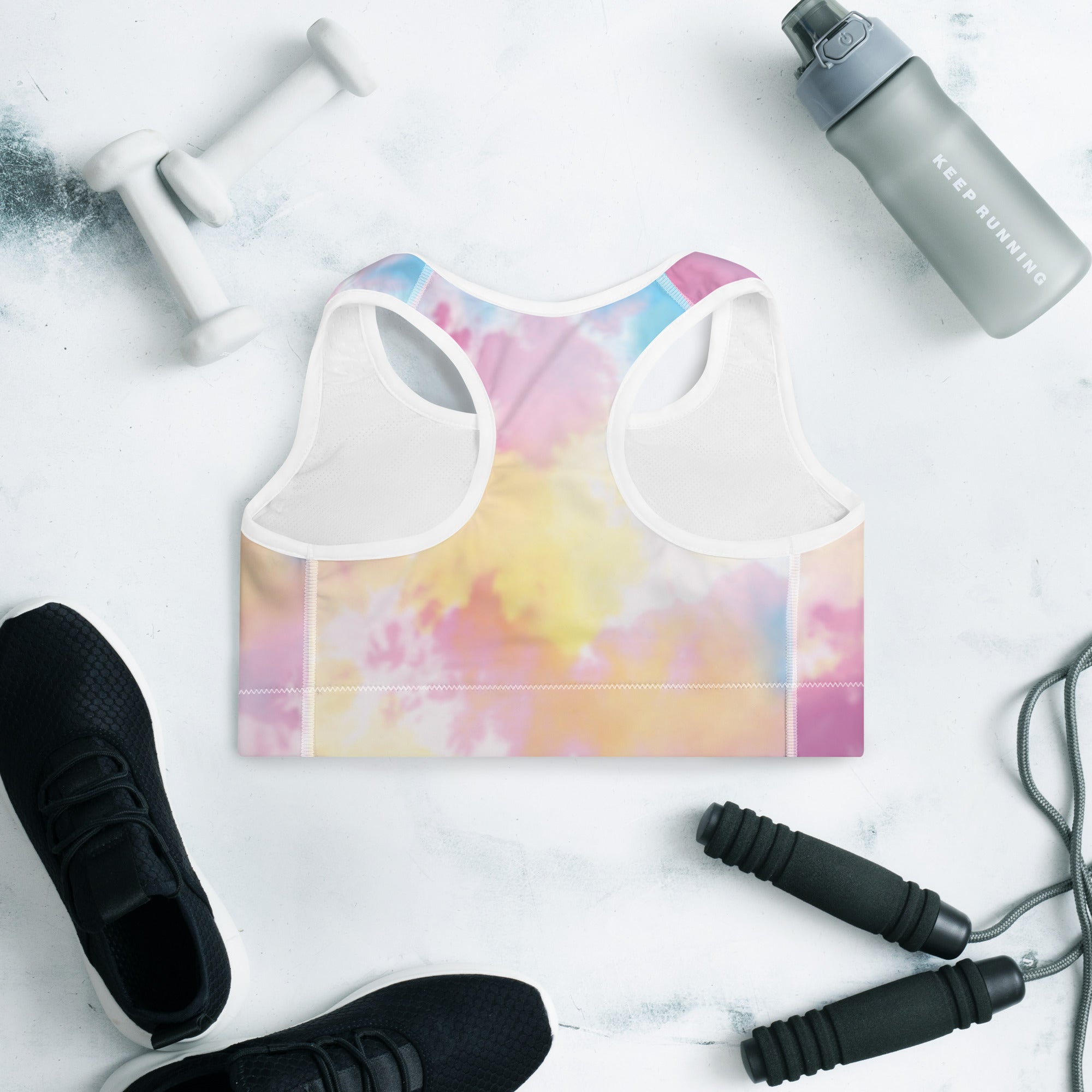 Tie Dye Padded Sports Bra