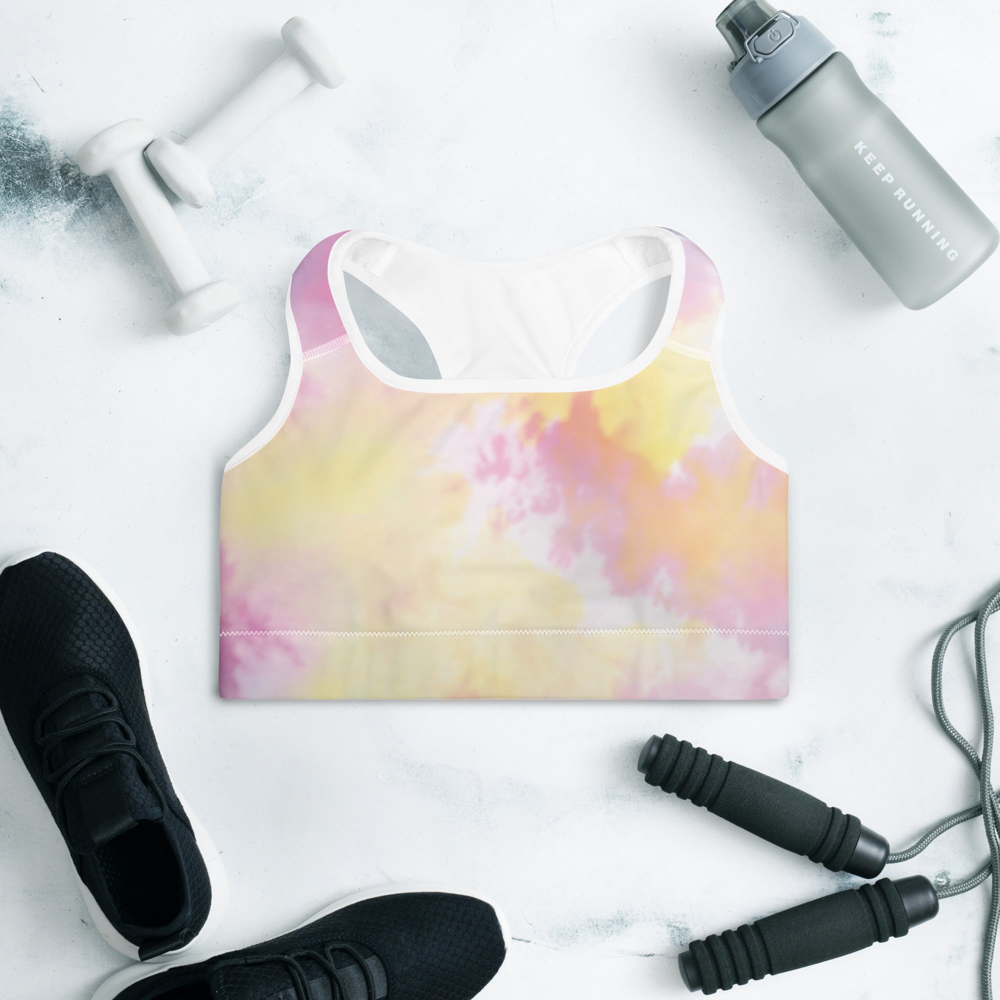 Tie Dye Padded Sports Bra