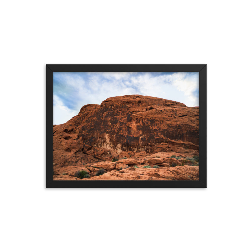 Valley of Fire Landscape Photography Framed poster
