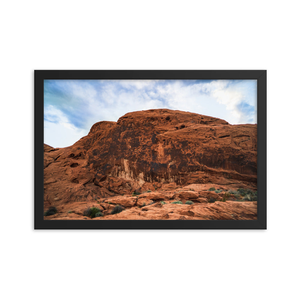 Valley of Fire Landscape Photography Framed poster