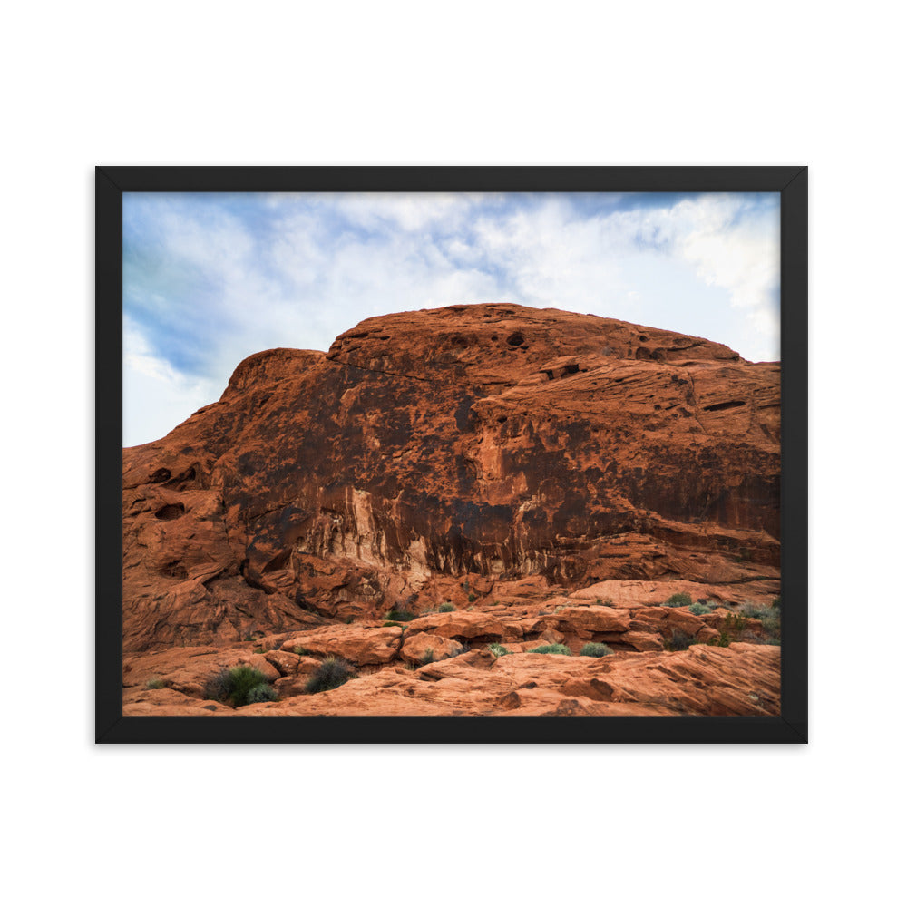 Valley of Fire Landscape Photography Framed poster